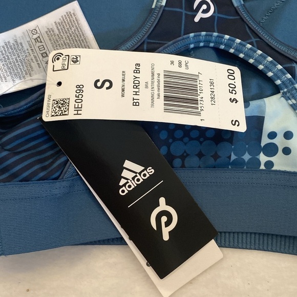 NWT Peloton by Adidas micro bit glitch sports bra - Picture 4 of 6